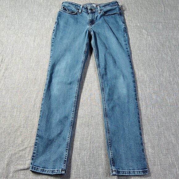 Carhartt Jeans Womens Size 4 Regular 30x30 Blue Relaxed Fit Carpenter - Picture 1 of 13